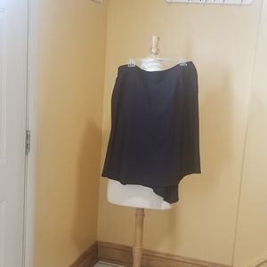 An asymmetrical skirt